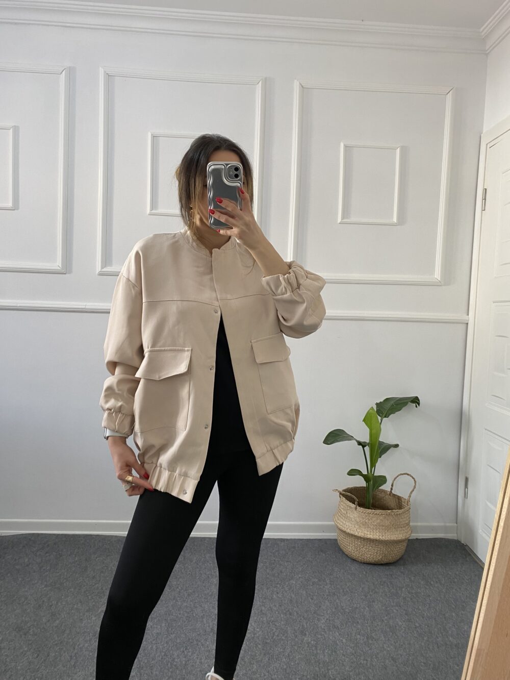 MARKA MODEL BOMBER CEKET BEJ