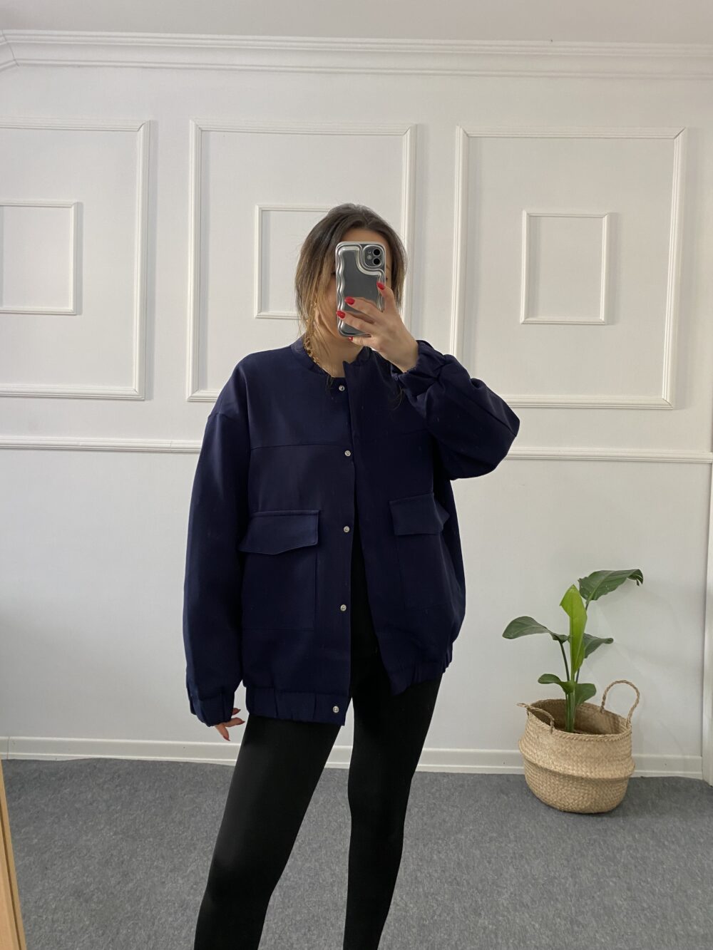 MARKA MODEL BOMBER CEKET LACİVERT
