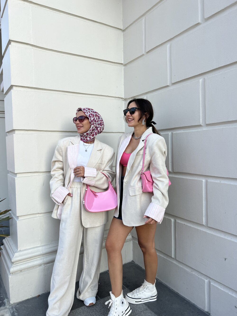 Pembe Dikişli Premium Blazer Ceket - Görsel 4