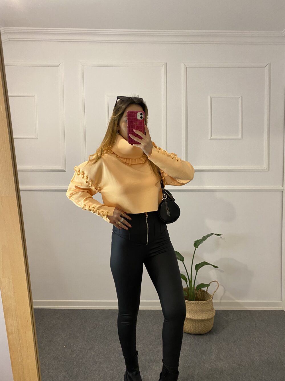 TURUNCU BOĞAZLI SWEAT - Görsel 3