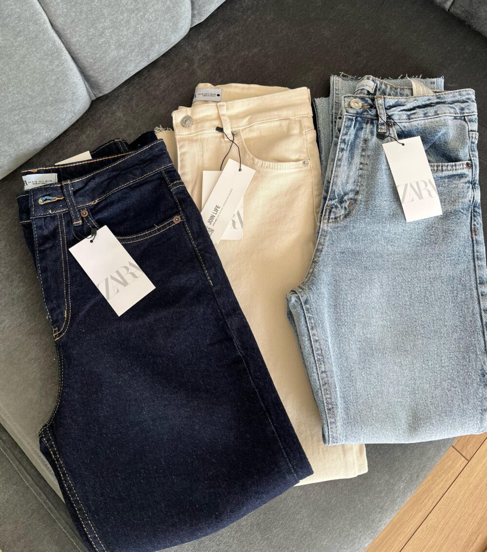 Boyfit Kesik Paça Lacivert Jean - Görsel 6