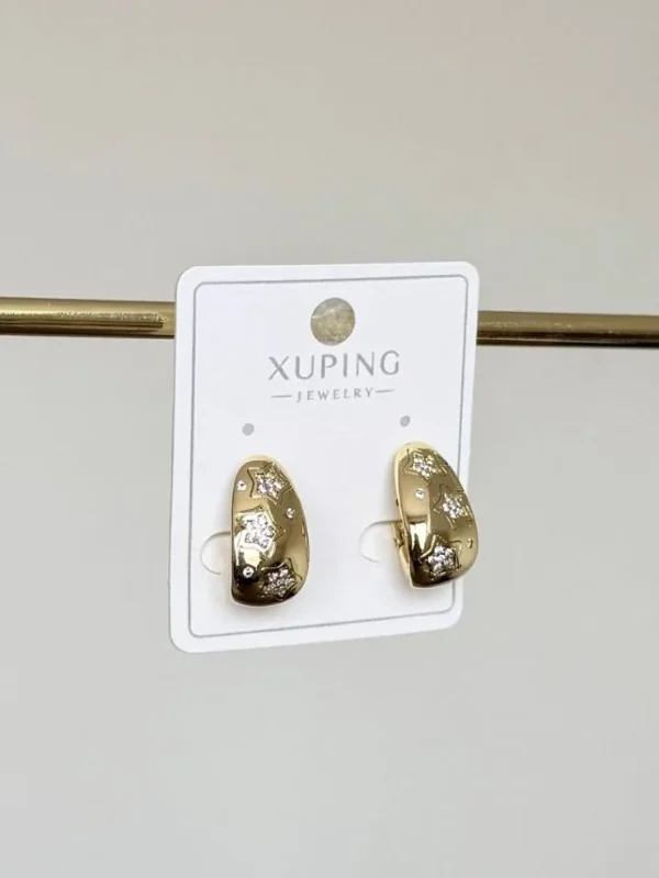 Xuping Damla Yıldız Taşlı 14K Küpe